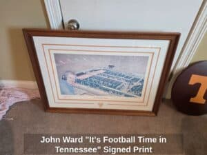 John-Ward-Its-Football-Time-in-Tennessee-Signed-Print