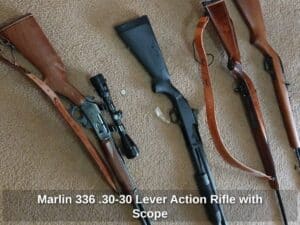 Marlin-.-Lever-Action-Rifle-with-Scope