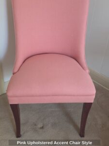 Pink-Upholstered-Accent-Chair-Style