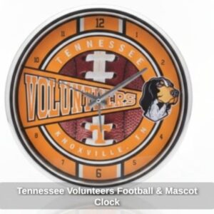 Tennessee-Volunteers-Football-Mascot-Clock