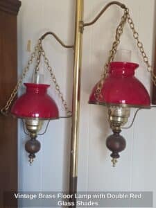Vintage-Brass-Floor-Lamp-with-Double-Red-Glass-Shades