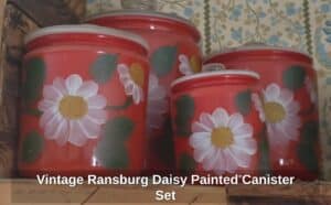 Vintage-Ransburg-Daisy-Painted-Canister-Set