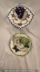 Bella-Casa-by-Ganz-Ceramic-Fruit-Plates-second-image-1