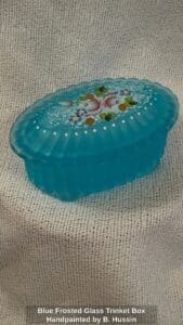 Blue-Frosted-Glass-Trinket-Box-Handpainted-by-B.-Hussin-1