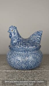Blue-and-White-Speckled-Ceramic-Chicken-Covered-Dish-Style