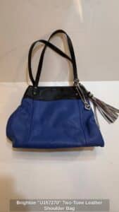 Brighton-U-Two-Tone-Leather-Shoulder-Bag