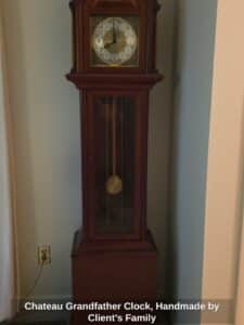 Chateau-Grandfather-Clock-Handmade-by-Clients-Family