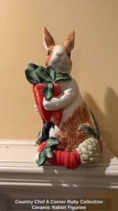 Country-Chef-A-Corner-Ruby-Collection-Ceramic-Rabbit-Figurine-1