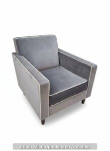Ethan-Allen-Upholstered-Armchair