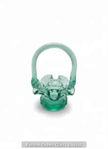 Fenton-Green-Glass-Basket
