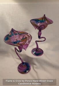 Flame-Glow-by-Penco-Hand-Blown-Glass-Candlestick-Holders-1
