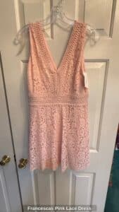 Francescas-Pink-Lace-Dress