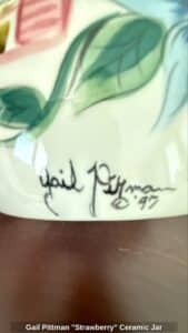 Gail-Pittman-Strawberry-Ceramic-Jar-second-image