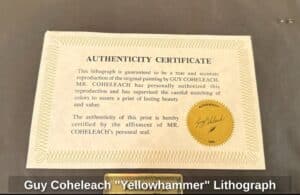 Guy-Coheleach-Yellowhammer-Lithograph-third-image-1