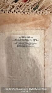 Handcrafted-Savonnerie-Style-Runner-Rugs-Set-of-second-image-1