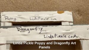 Linda-Pickle-Poppy-and-Dragonfly-Art-Panels-second-image-1
