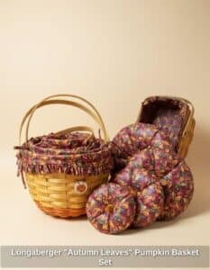 Longaberger-Autumn-Leaves-Pumpkin-Basket-Set-1