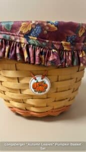 Longaberger-Autumn-Leaves-Pumpkin-Basket-Set-second-image-1