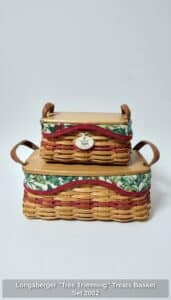 Longaberger-Tree-Trimming-Treats-Basket-Set-1