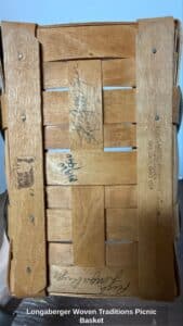 Longaberger-Woven-Traditions-Picnic-Basket-second-image-1