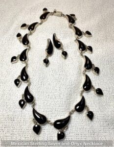 Mexican-Sterling-Silver-and-Onyx-Necklace
