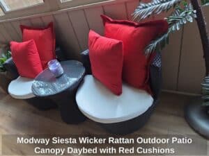 Modway-Siesta-Wicker-Rattan-Outdoor-Patio-Canopy-Daybed-with-Red-Cushions