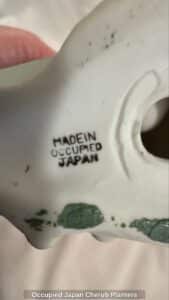 Occupied-Japan-Cherub-Planters-second-image-1