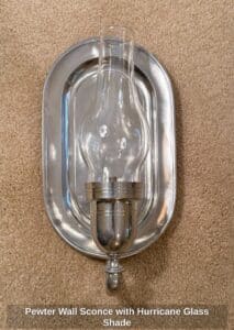 Pewter-Wall-Sconce-with-Hurricane-Glass-Shade-1
