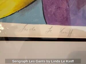 Serigraph-Les-Gants-by-Linda-Le-Kinff-third-image-1