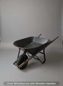 Steel-Wheelbarrow-with-Wooden-Handles