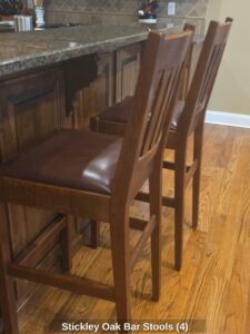 Stickley-Oak-Bar-Stools-
