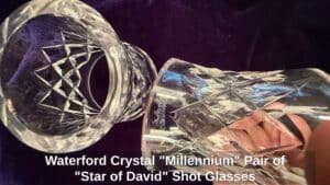 Waterford-Crystal-Millennium-Pair-of-Star-of-David-Shot-Glasses-second-image