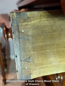 American-Empire-Style-Cherry-Wood-Chest-of-Drawers-second-image-1