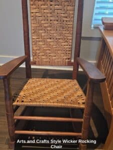 Arts-and-Crafts-Style-Wicker-Rocking-Chair
