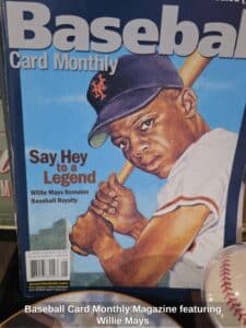Baseball-Card-Monthly-Magazine-featuring-Willie-Mays
