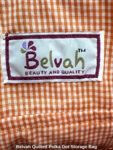 Belvah-Quilted-Polka-Dot-Storage-Bag-second-image-1