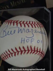 Bill Mazeroski Autographed Ball
