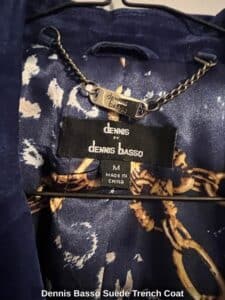 Dennis-Basso-Suede-Trench-Coat-second-image-1