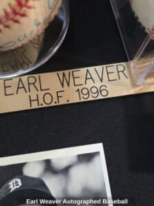 Earl-Weaver-Autographed-Baseball-second-image
