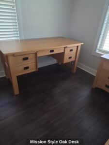 Mission-Style-Oak-Desk