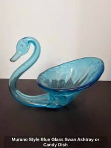 Murano-Style-Blue-Glass-Swan-Ashtray-or-Candy-Dish-1