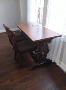 Renaissance-Revival-Style-Library-Table