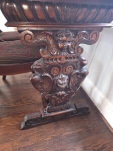 Renaissance-Revival-Style-Library-Table-second-image