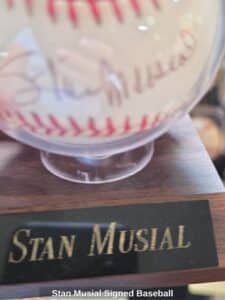 Stan Musial Autographed Baseball