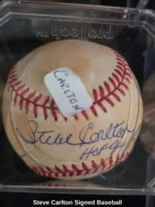 Steve Carlton Autographed Baseball