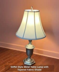 Stiffel-Style-Metal-Table-Lamp-with-Tapered-Fabric-Shade-1