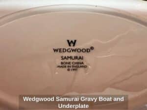 Wedgwood-Samurai-Gravy-Boat-and-Underplate-third-image-1