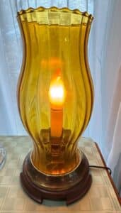 Amber-Glass-Hurricane-Lamp-Style