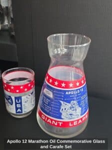 Apollo-Marathon-Oil-Commemorative-Glass-and-Carafe-Set