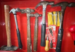 Assorted-Hammers-and-Craftsman-Punch-and-Bit-Set